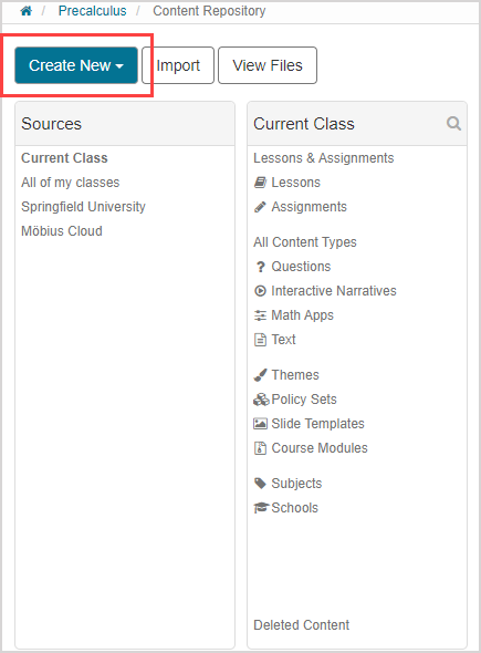 Create a Course Module
