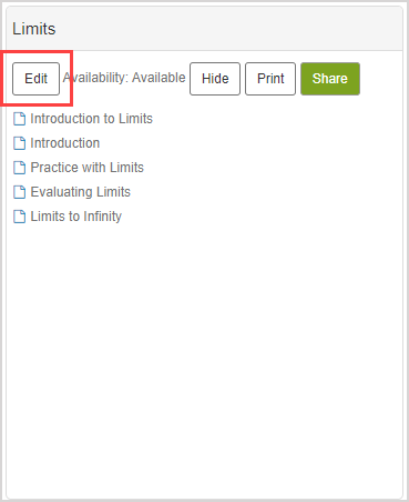 Preview an activity