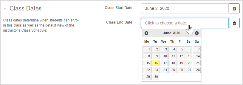 Edit a class