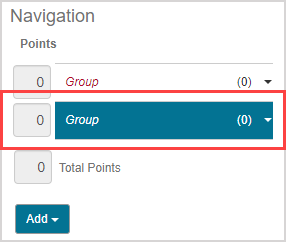 Create a question group for an assignment