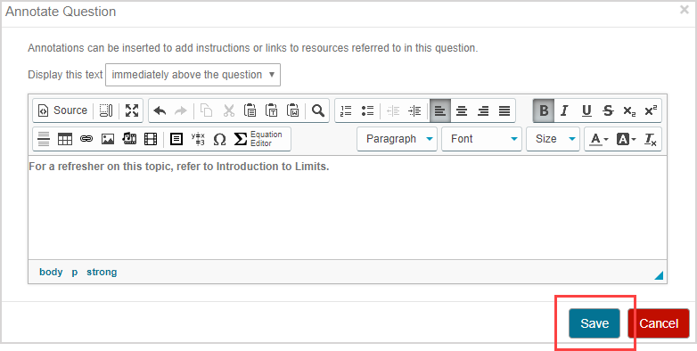 Create an assignment