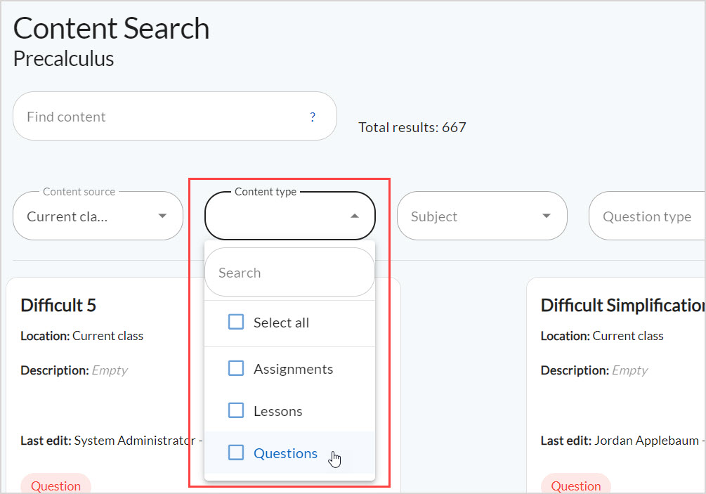 Use the Content Manager technology preview